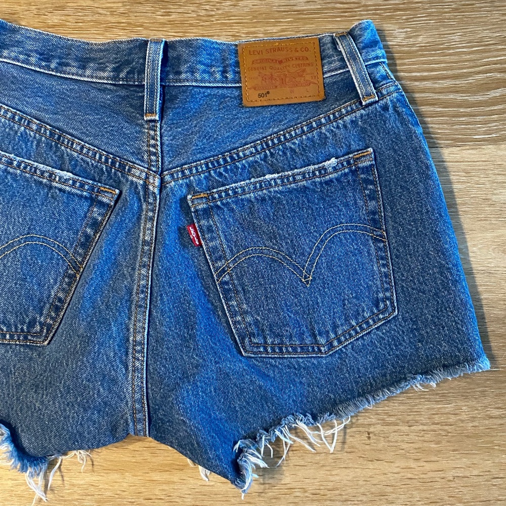 Levi's 501 denim short - blue